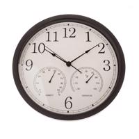Zegar ścienny z termometrem i higrometrem 35 cm