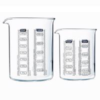 Zestaw szklanych kubków pomiarowych Pyrex 2 szt.,0,25 l + 0,5 l