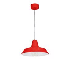 Żyrandol CLASS 1xE27/60W/230V czerwony