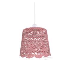 Żyrandol dziecięcy na lince NONNA 1xE27/60W/230V różowy