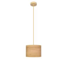 Żyrandol na lince ALBA 1xE27/60W/230V śr. 20 cm brązowy