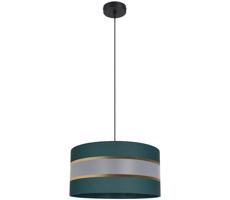 Żyrandol na lince CORAL 1xE27/60W/230V śr. 40 cm zielony