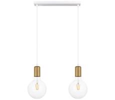 Żyrandol na lince MIROS 2xE27/60W/230V biały/złoty