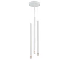Żyrandol na lince STALACTITE LASER 3xG9/3W/230V biały