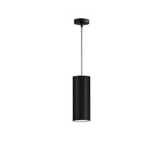 Żyrandol na lince ZIK 1xE27/40W/230V śr. 10 cm czarny